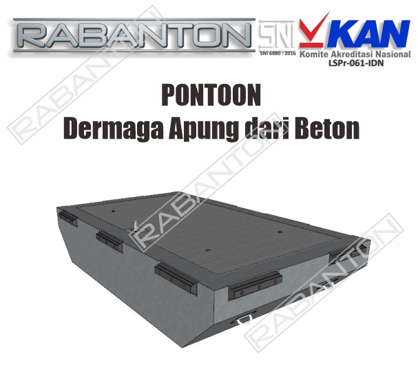 Dermaga Beton Terapung (Pontoon Concrete)