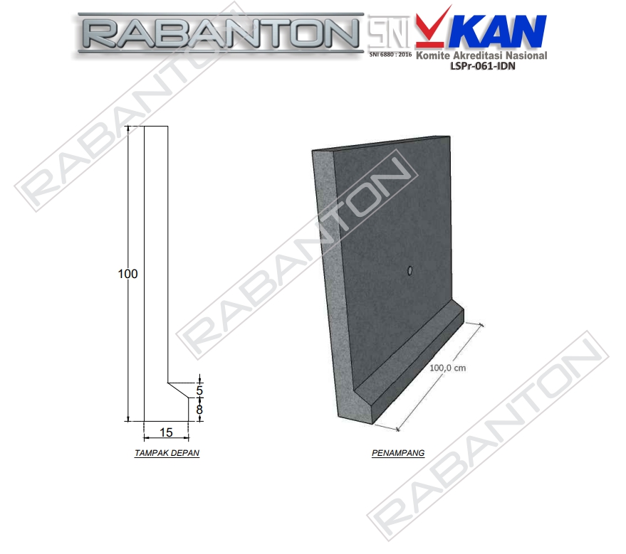 Dinding Beton Ferosemen